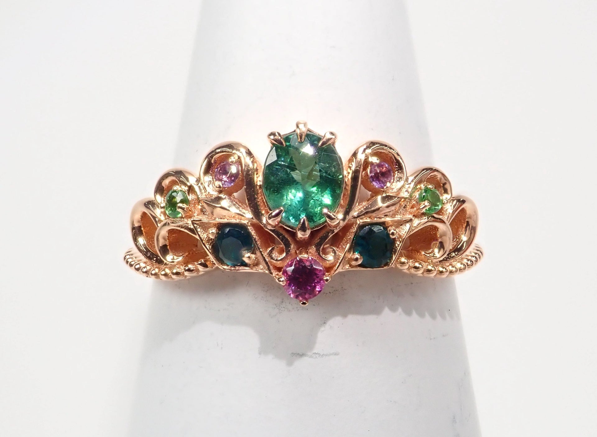 K18PGブラジル産パライバトルマリン0.286ct・グランディディエライト  