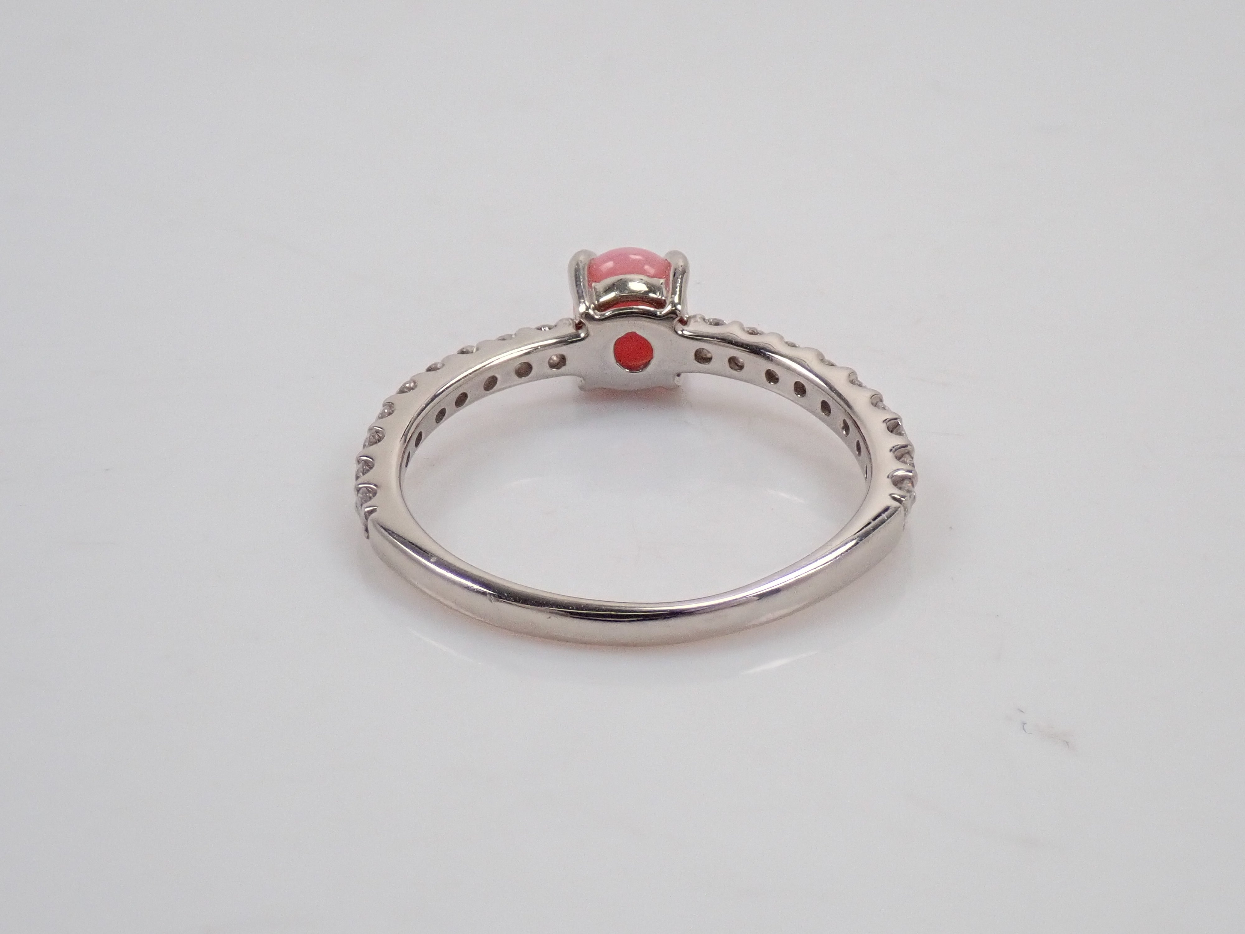 【22602711掲載】Pt900 コンクパール 0.56ct ダイヤモンド0.25ctリング鑑別書
