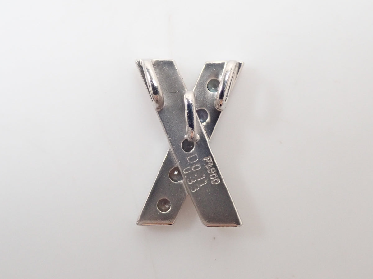 【22602717掲載】【カラフリ】Pt900 アレキサンドライト 0.33ct ダイヤモンド0.11ctペンダントトップ（ネックレストップ）鑑別書