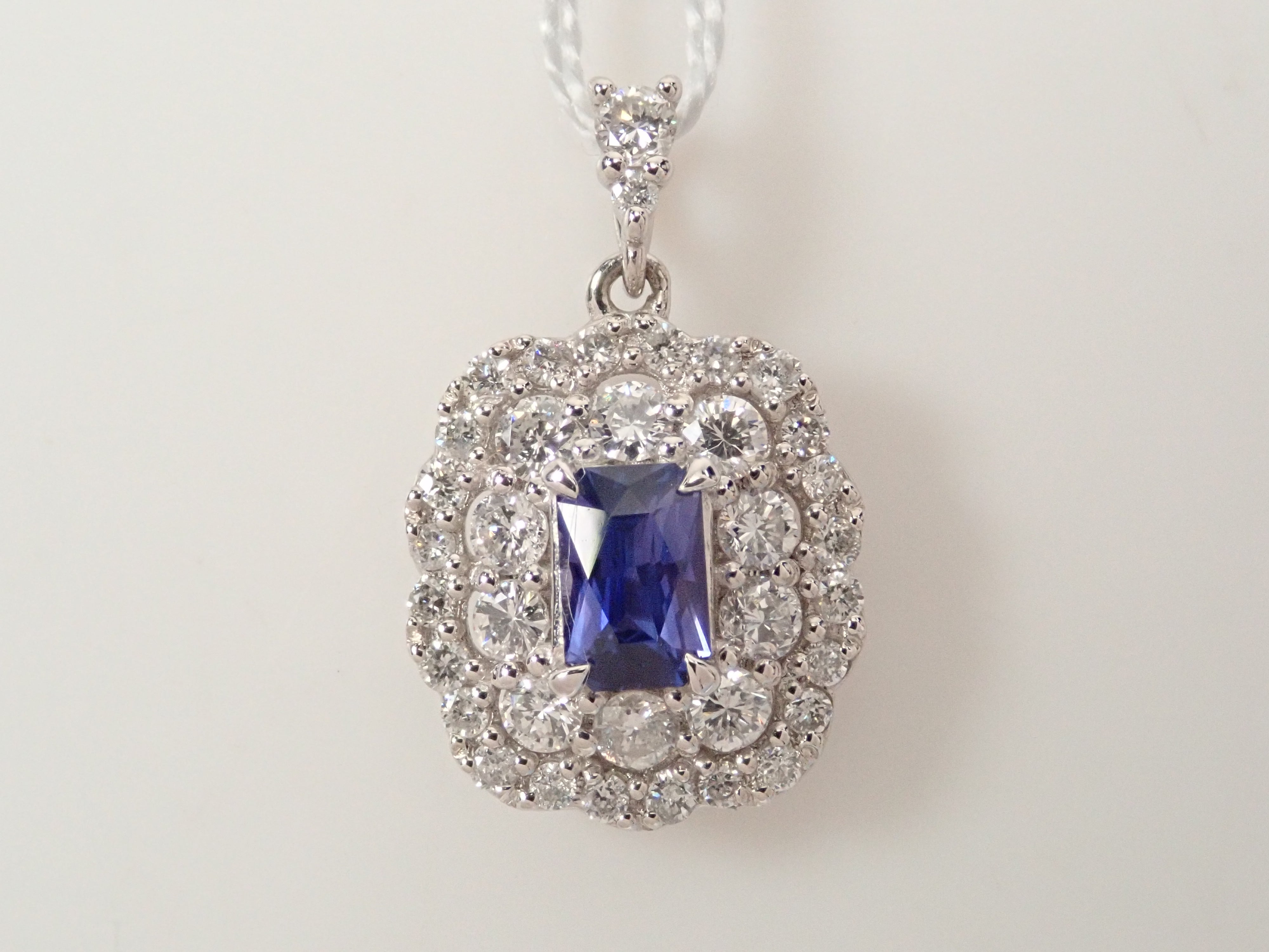 【22602496掲載】Pt950 パープルサファイア 0.247ct ペンダントトップ（ネックレストップ）