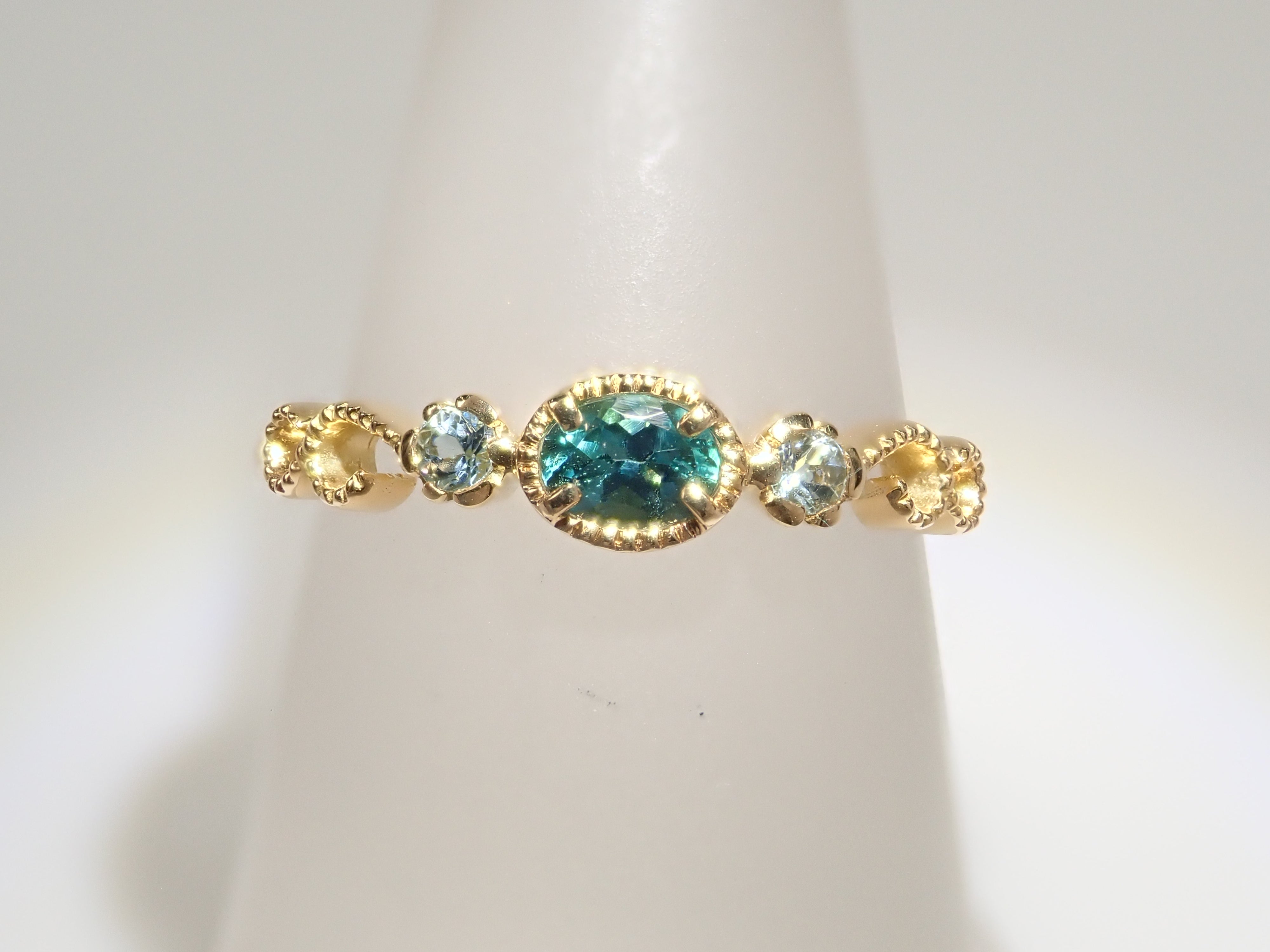 【22602504掲載】K18YG コーネルピン 0.217ct リング