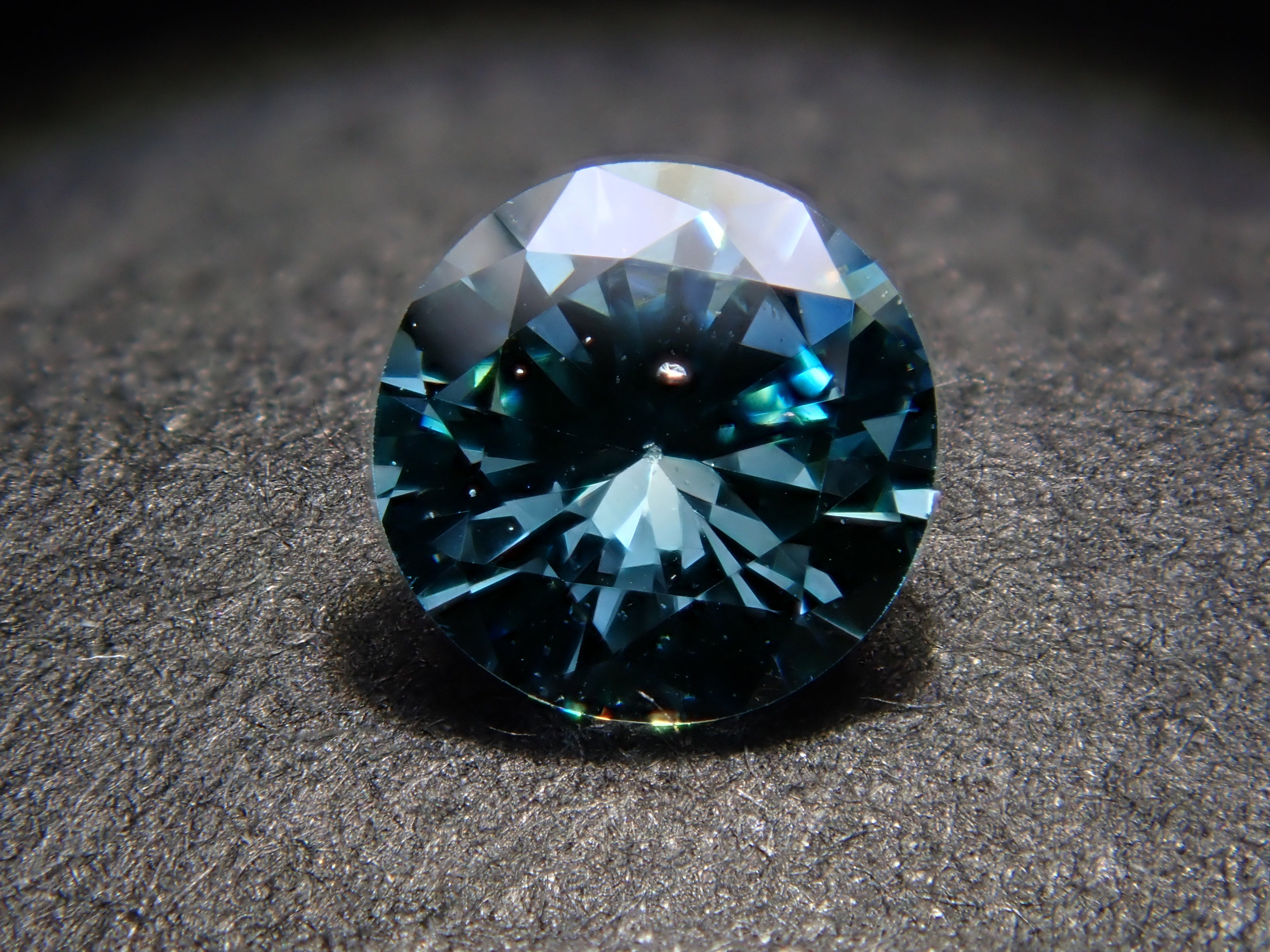 【様専用】【32501731掲載】ロンドンブルーダイヤモンド（トリートメント） 0.202ctルース(FANCY DEEP GREEN BLUE, VS2)