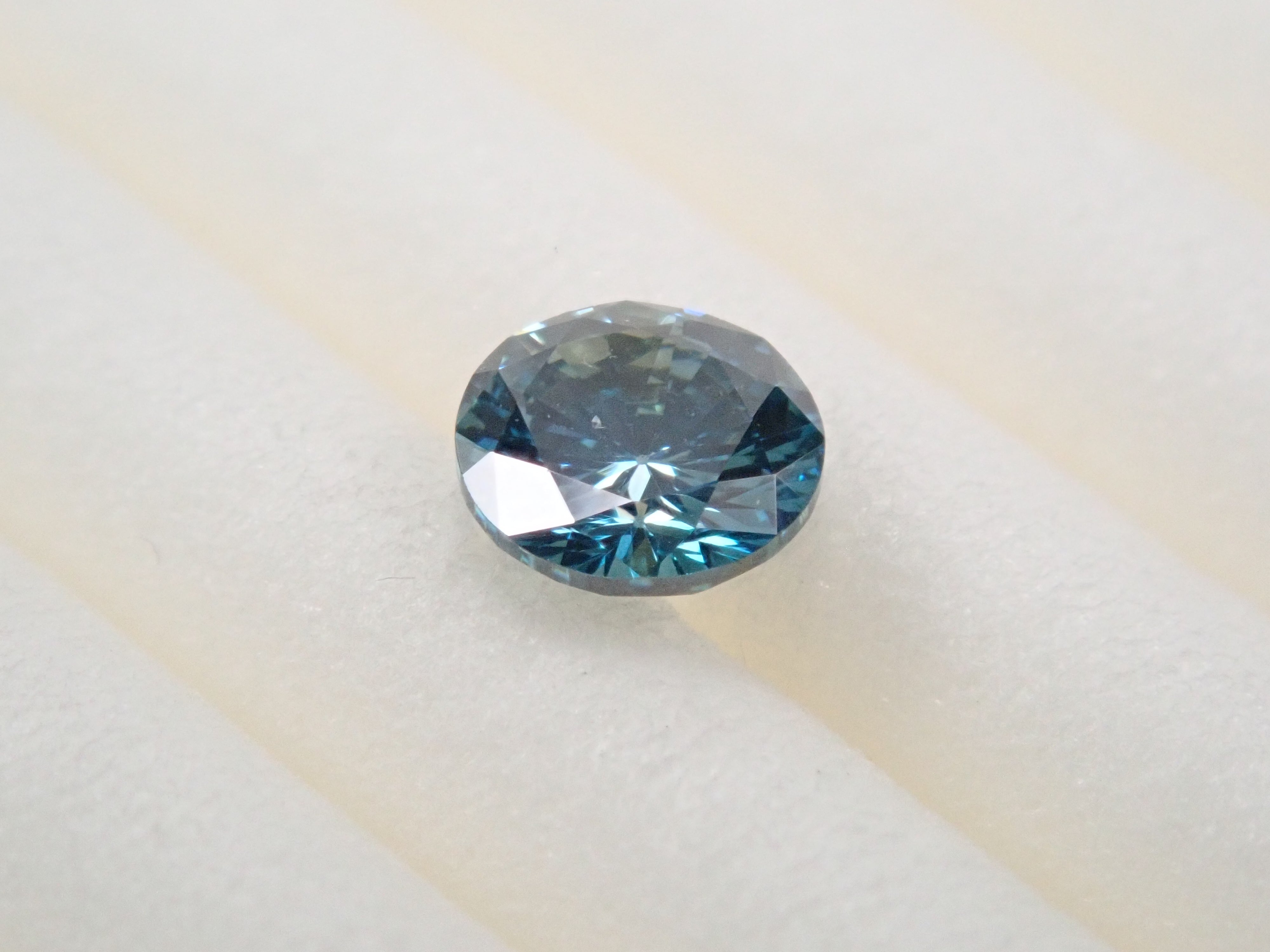 【様専用】【32501731掲載】ロンドンブルーダイヤモンド（トリートメント） 0.202ctルース(FANCY DEEP GREEN BLUE, VS2)