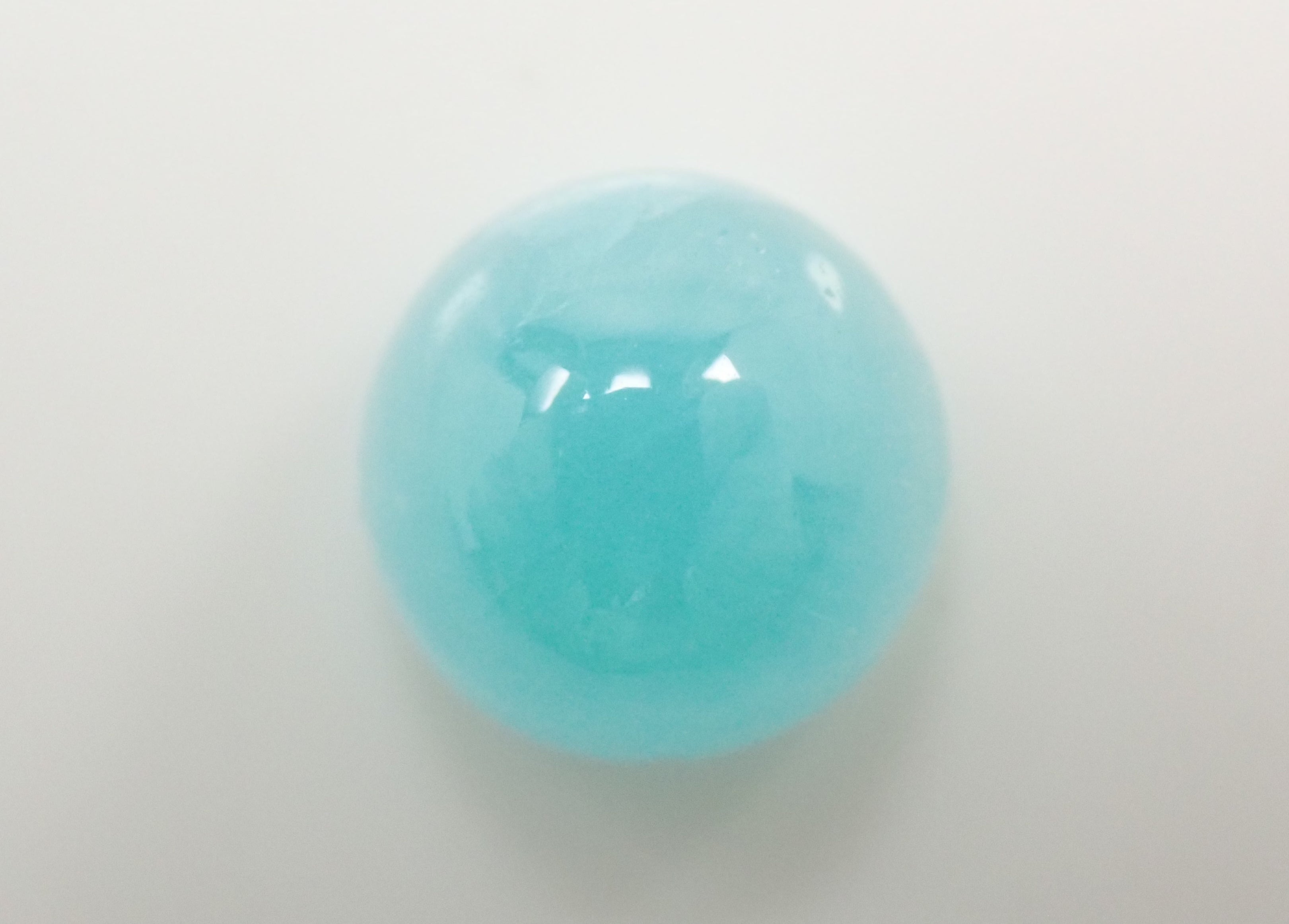 【8/31 22時販売】パキスタン産ブルーアラゴナイト 7.9mm/3.086ctルース