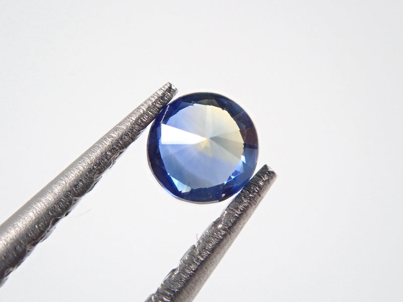 [Gem Gacha💎] 1 stone bicolor sapphire from Sri Lanka loose (round cut, 2.3-2.8mm)《Discount available for multiple purchases》