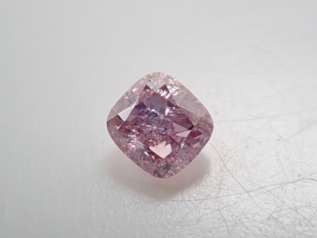 【Lottery Sale】Pink Diamond 0.067ct Loose Stone (FANCY INTENSE PURPLE PINK, I-1)