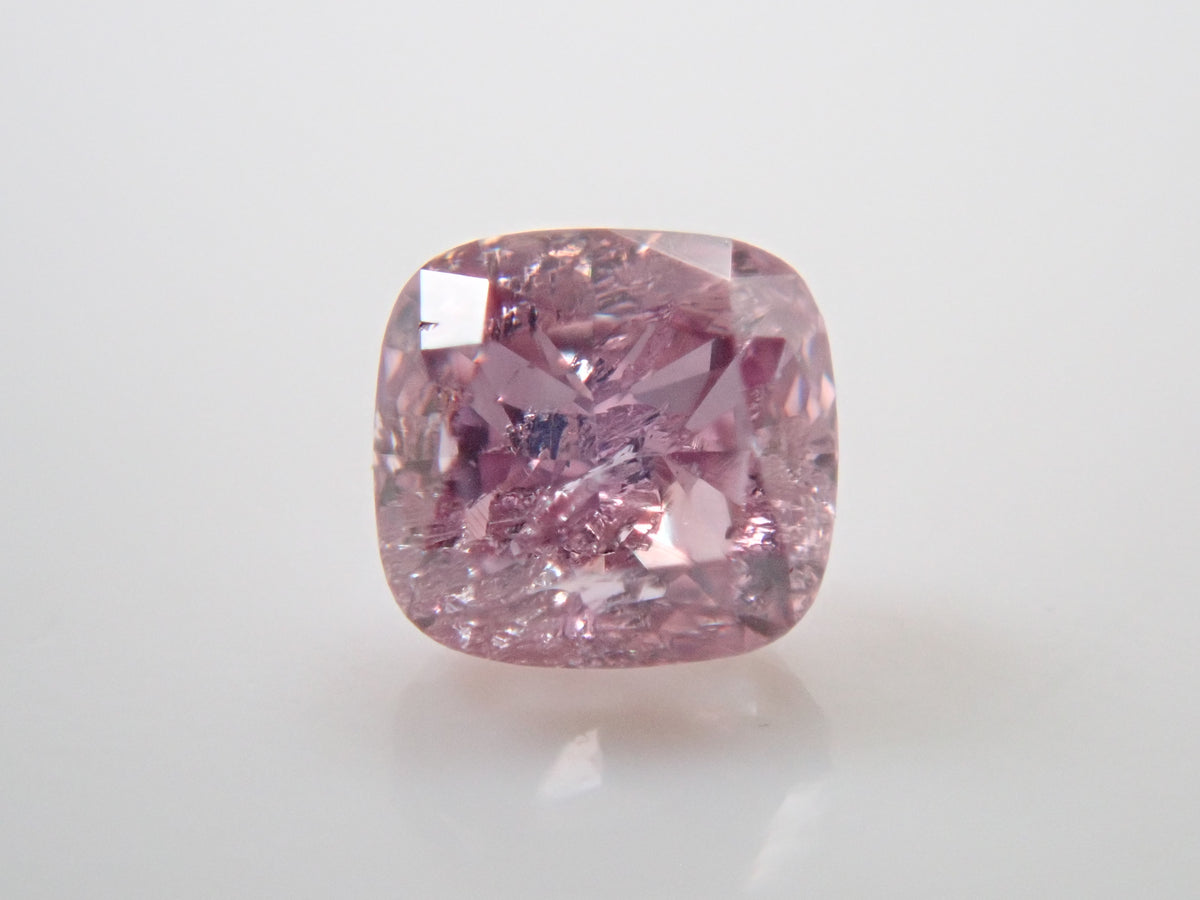 【Lottery Sale】Pink Diamond 0.067ct Loose Stone (FANCY INTENSE PURPLE PINK, I-1)