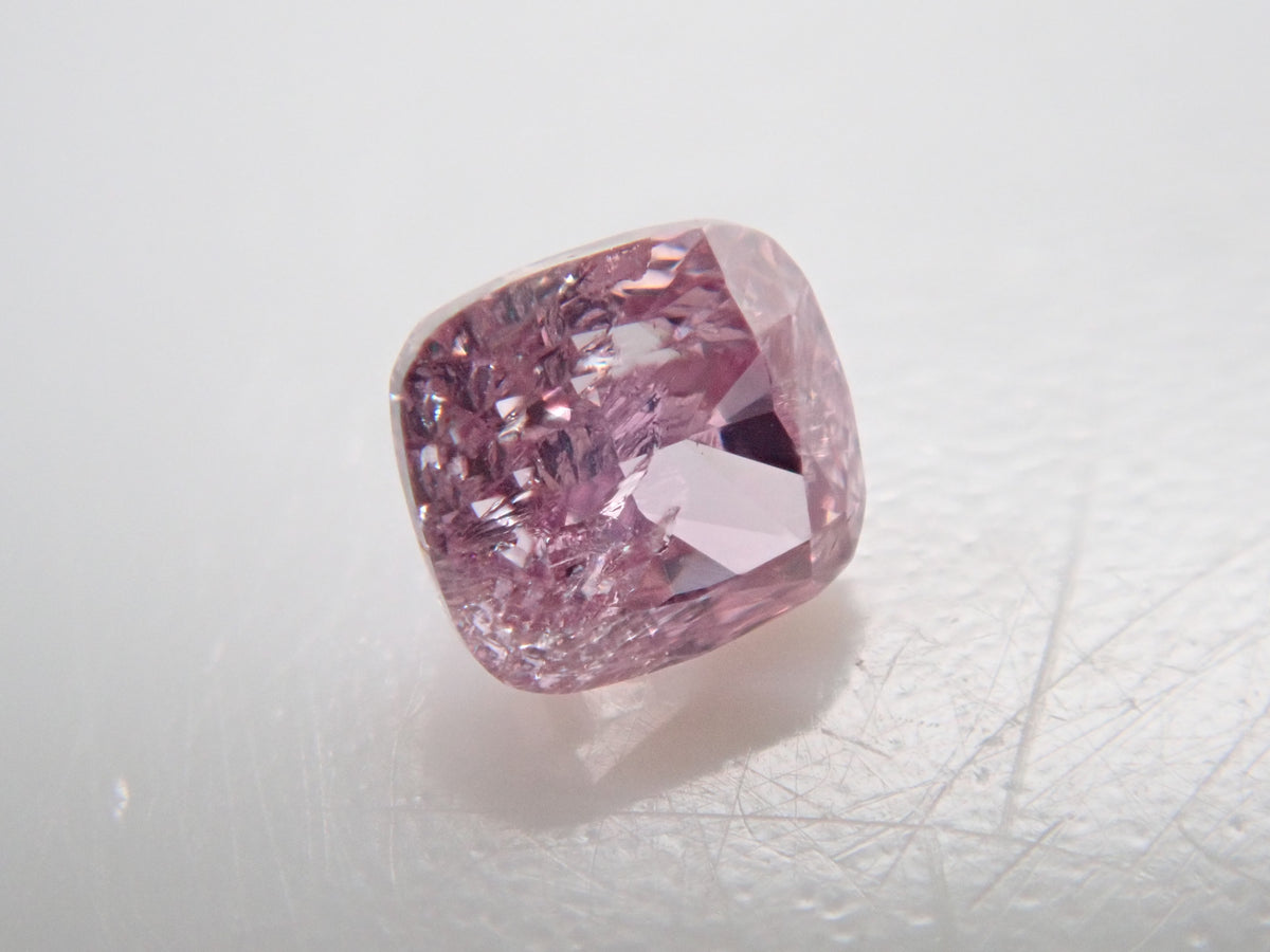 【Lottery Sale】Pink Diamond 0.067ct Loose Stone (FANCY INTENSE PURPLE PINK, I-1)