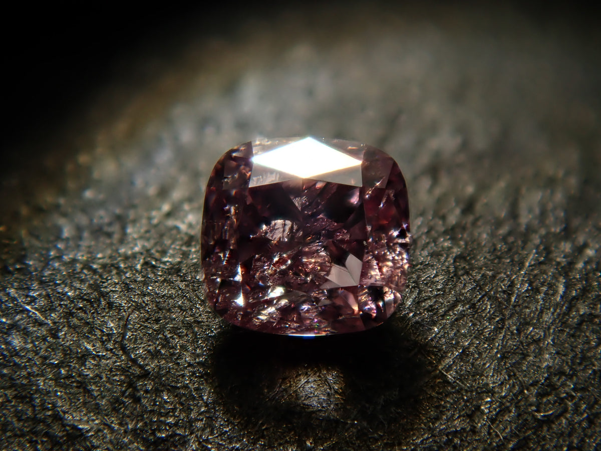 【Lottery Sale】Pink Diamond 0.067ct Loose Stone (FANCY INTENSE PURPLE PINK, I-1)