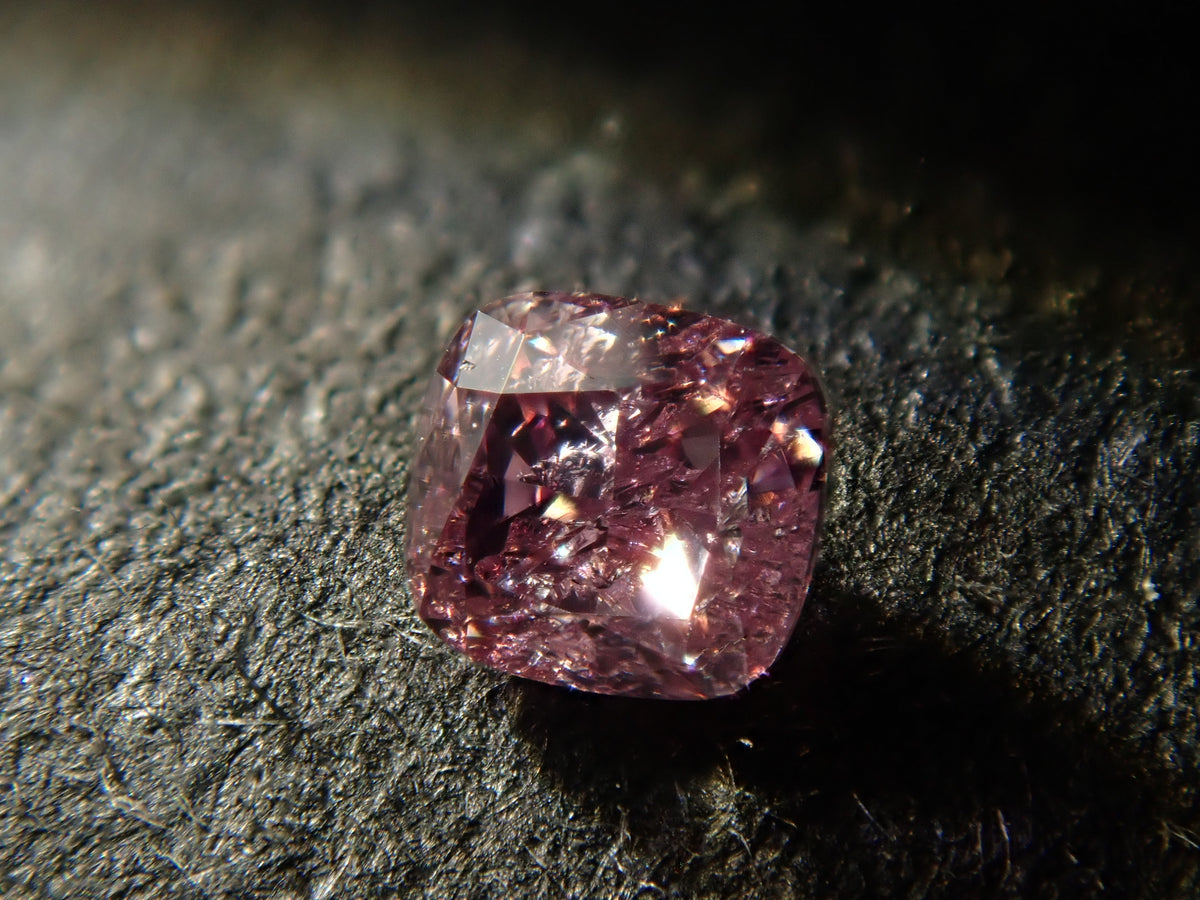 【Lottery Sale】Pink Diamond 0.067ct Loose Stone (FANCY INTENSE PURPLE PINK, I-1)