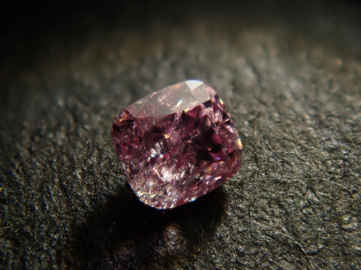 【Lottery Sale】Pink Diamond 0.067ct Loose Stone (FANCY INTENSE PURPLE PINK, I-1)
