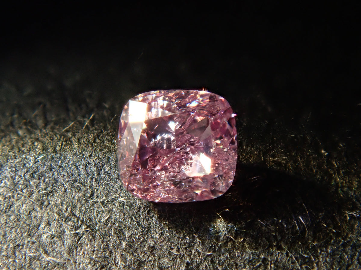 【Lottery Sale】Pink Diamond 0.067ct Loose Stone (FANCY INTENSE PURPLE PINK, I-1)