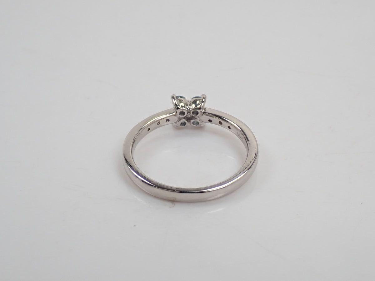【22602735刊登】【Colori】Pt900 冰藍鑽石（處理）0.24ct 鑽石戒指附鑑定書