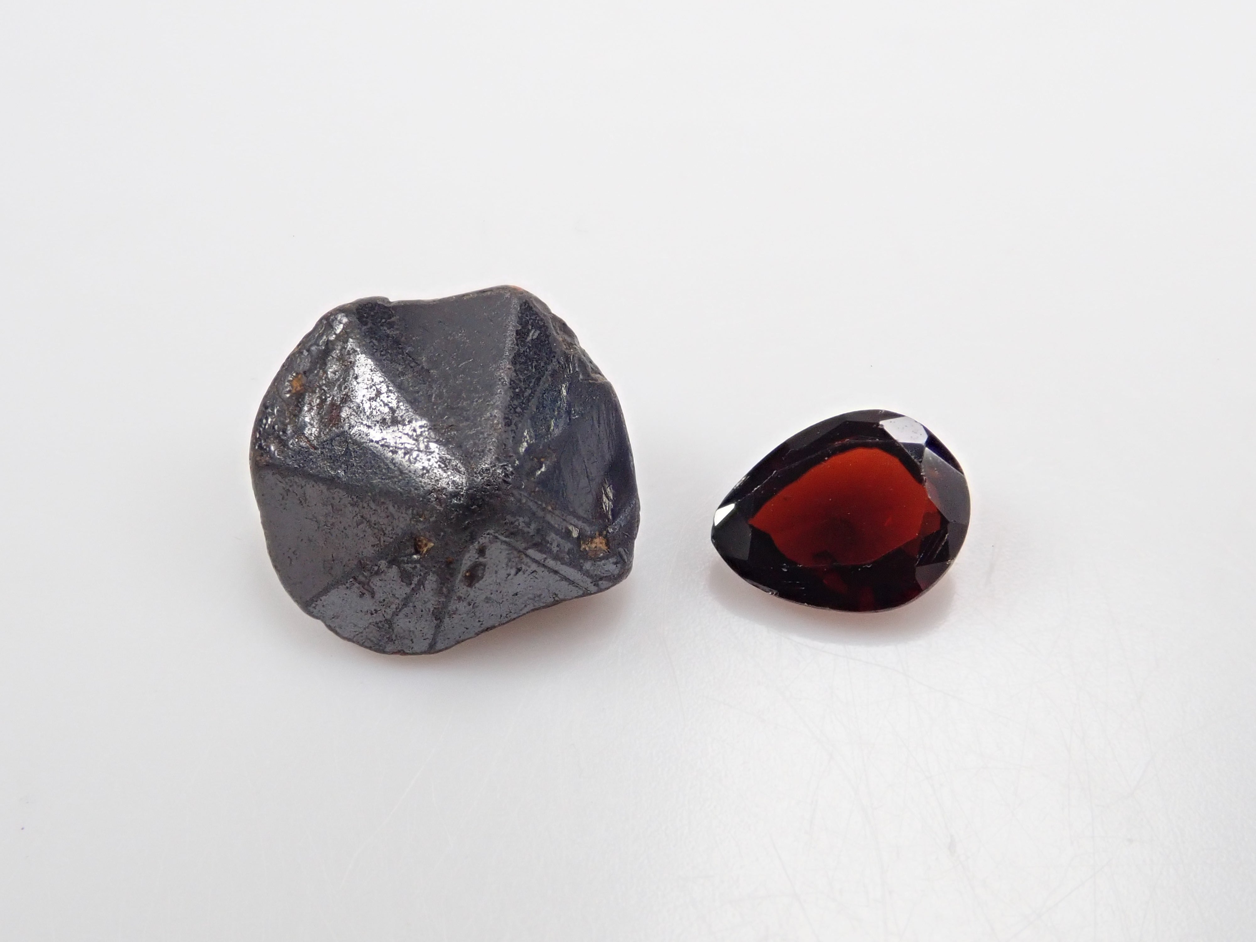 【9/28 22時販売】ルチル2石セット 6.213ct（原石+ルース）
