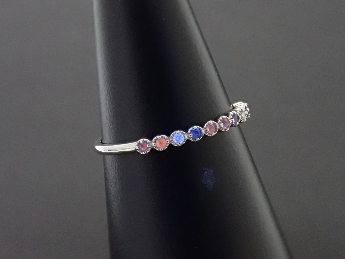 【9/20 22時販売】【カラフリ】Pt900 アウイナイト0.04ct・ダイヤモンドリング鑑別書