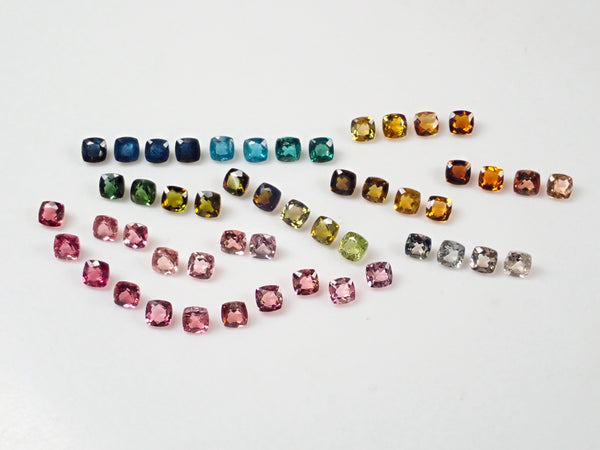 限定18石】クッションカットのトルマリン1石💎 4mm《複数購入割引有》