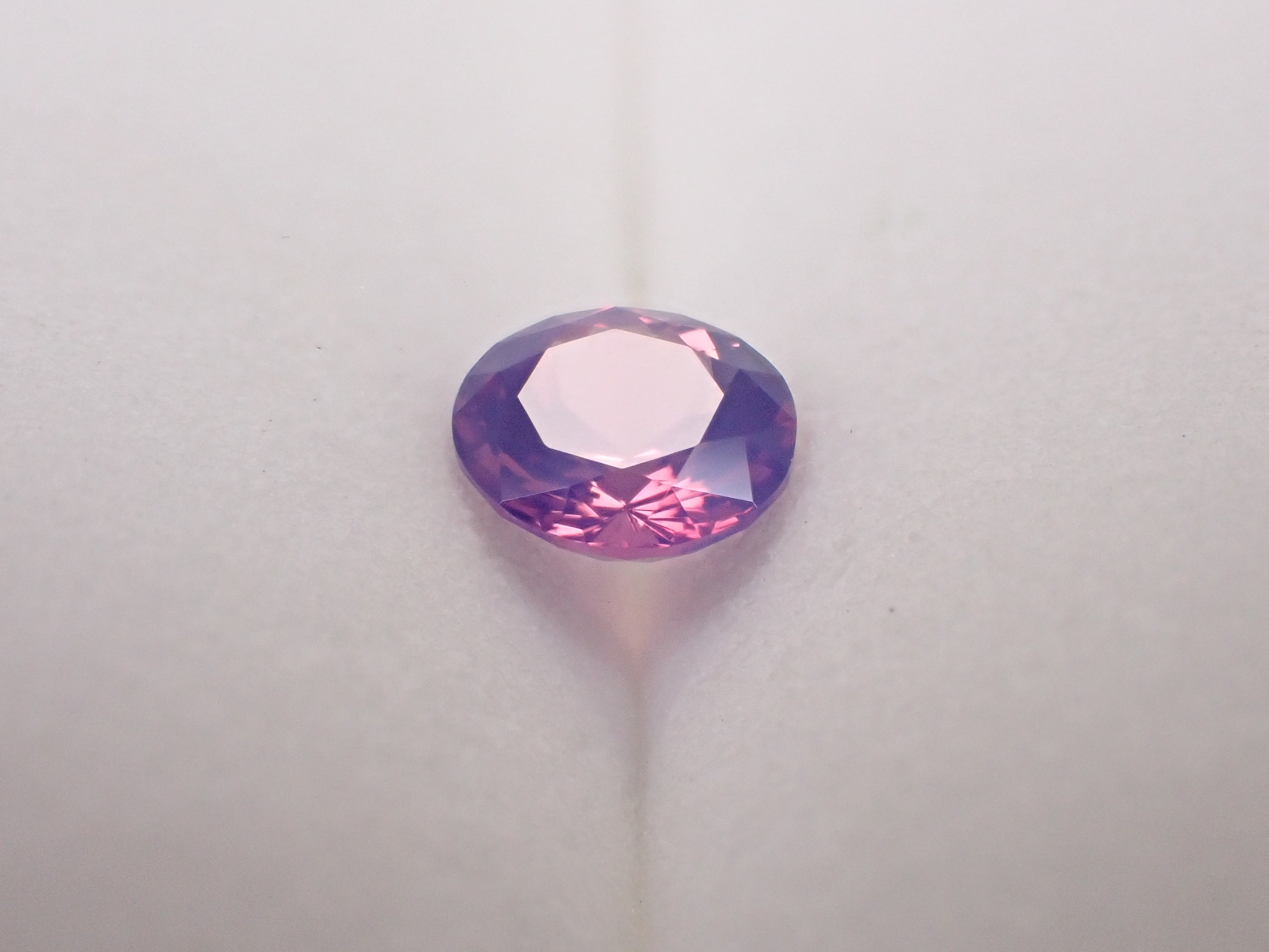 スリランカ産非加熱天然シルキーピンクサファイアルース スリランカ産シルキーピンクサファイア 5.0mm/0.544ctルース 鑑別書