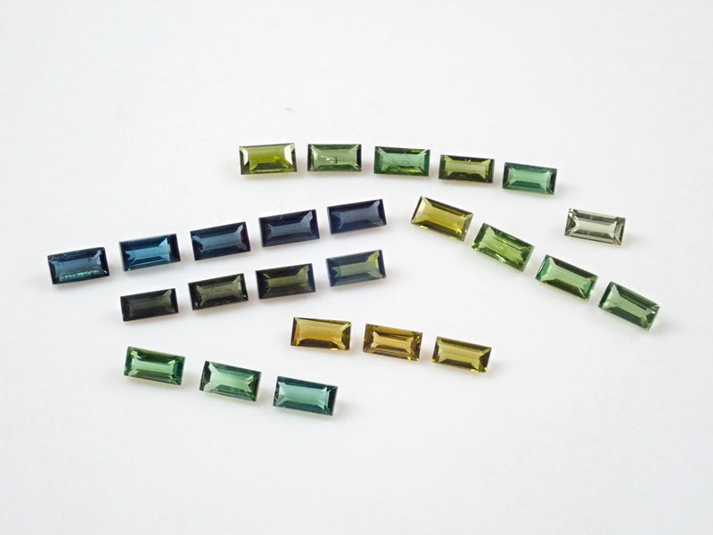宝石ガチャ💎バゲットカットのトルマリン1石💎4×2mm《複数購入割引有》