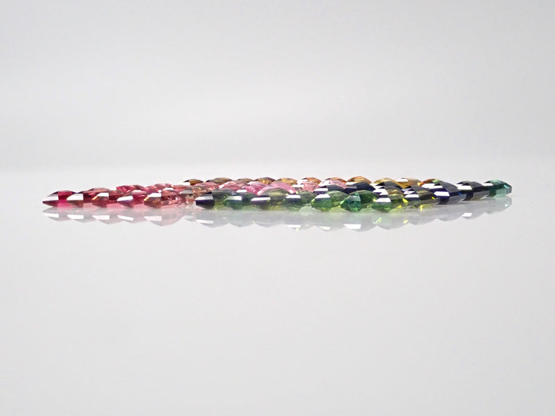 宝石ガチャ💎バゲットカットのトルマリン1石💎4×2mm《複数購入割引有》