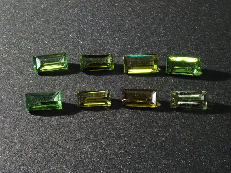 宝石ガチャ💎バゲットカットのトルマリン1石💎4×2mm《複数購入割引有》