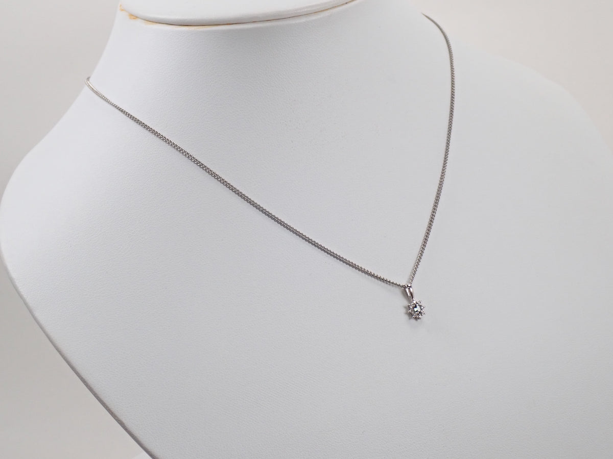 【9/15 22時販売】【カラフリ】Pt950アレキサンドライト0.07ct・ダイヤモンド 0.03ctペンダントトップ（ネックレストップ）鑑別書
