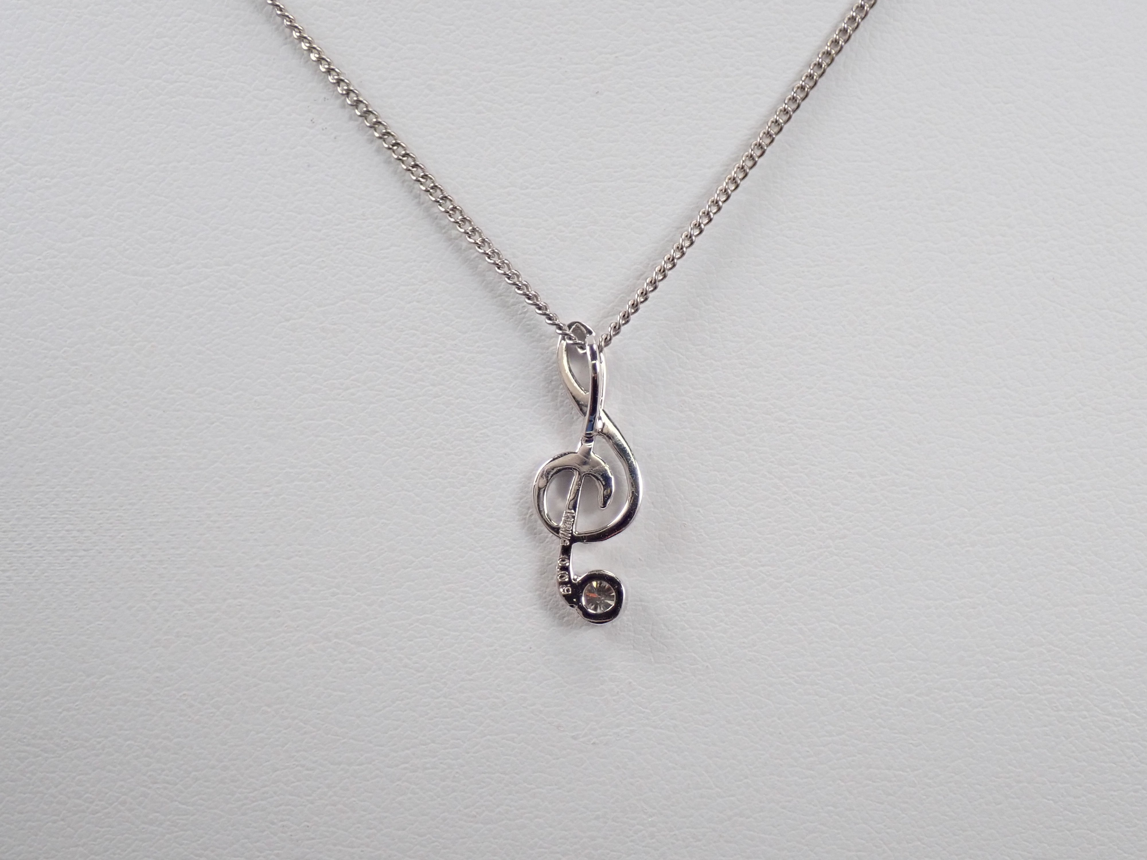 K18WGダイヤモンド 0.09ct ペンダントトップ（ネックレストップ）