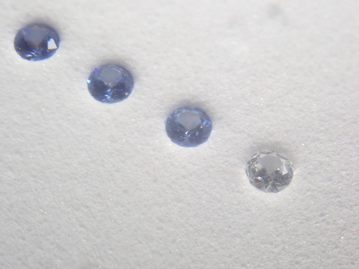 【9/4 22時販売】《限定1セット》ベニトアイトグラデーション5石セット（1.75mm,トップクオリティ含む） 《複数購入割引有》
