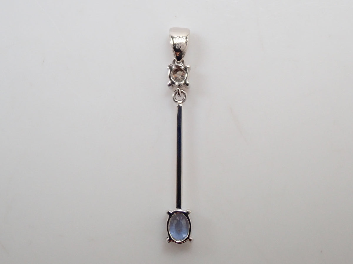 【編號 22602792】【Colori】Pt900 尖晶石 0.35ct 鑽石 0.09ct 墜飾（項鍊墜子）附鑑定書