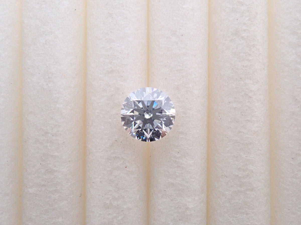 【10/3(土)AM10時〆：抽選販売①_01】ダイヤモンド 3.7mm/0.200ctルース(E, VS2, 3Excellent) GIA
