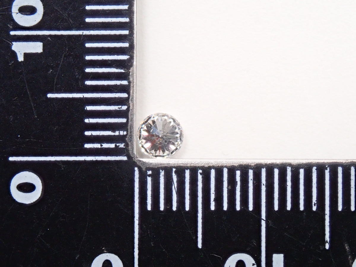 【10/3(土)AM10時〆：抽選販売①_01】ダイヤモンド 3.7mm/0.200ctルース(E, VS2, 3Excellent) GIA