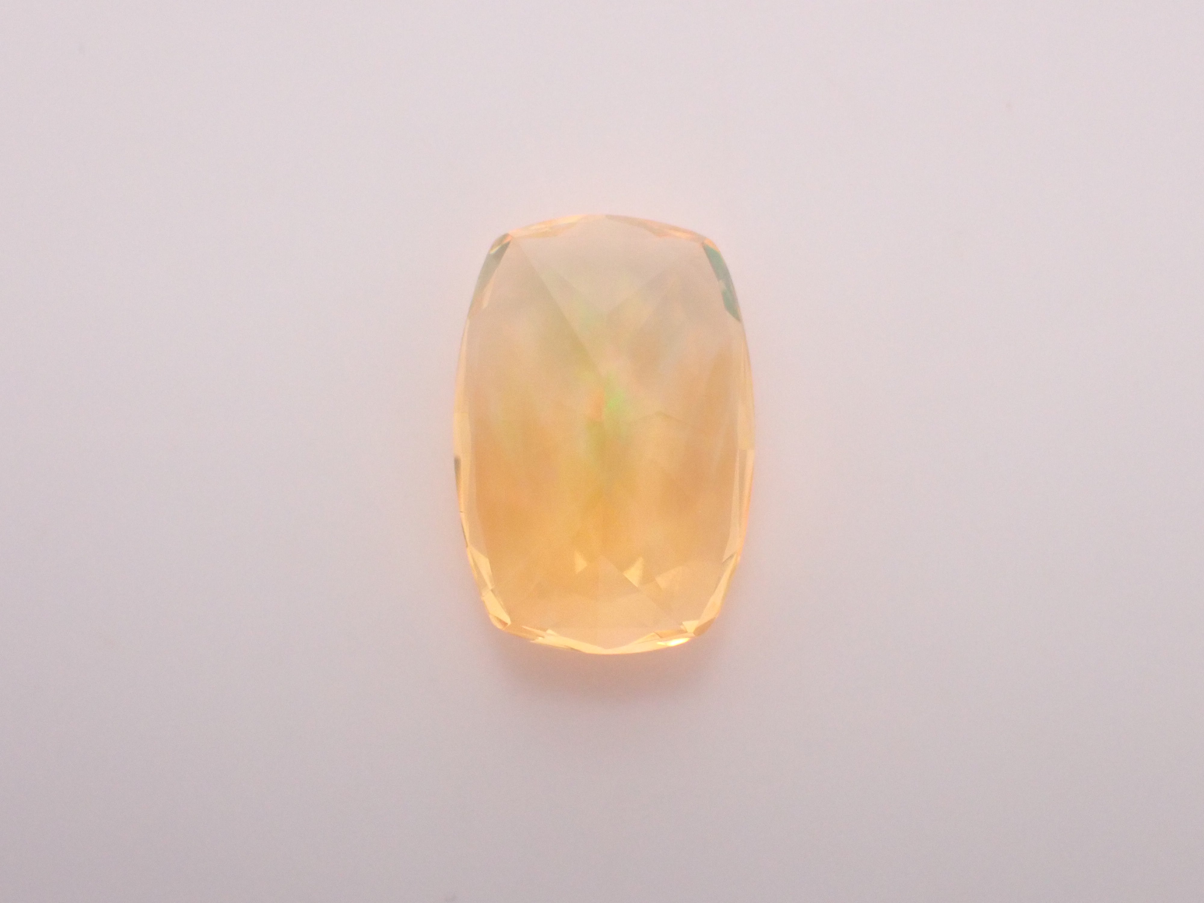【12562970掲載】メキシコ産ファイアオパール（ファセットカット） 1.255ctルース