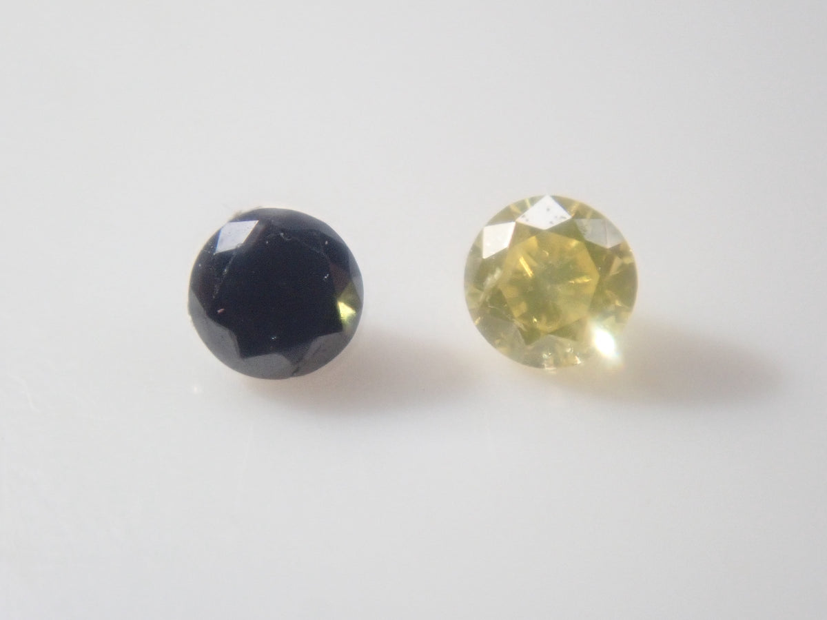 【9/5 22時販売】《数量限定》【宝石商の道具】宝石用ルーペ（倍率20倍）・カラーダイヤモンド2石セット《複数購入割引有》