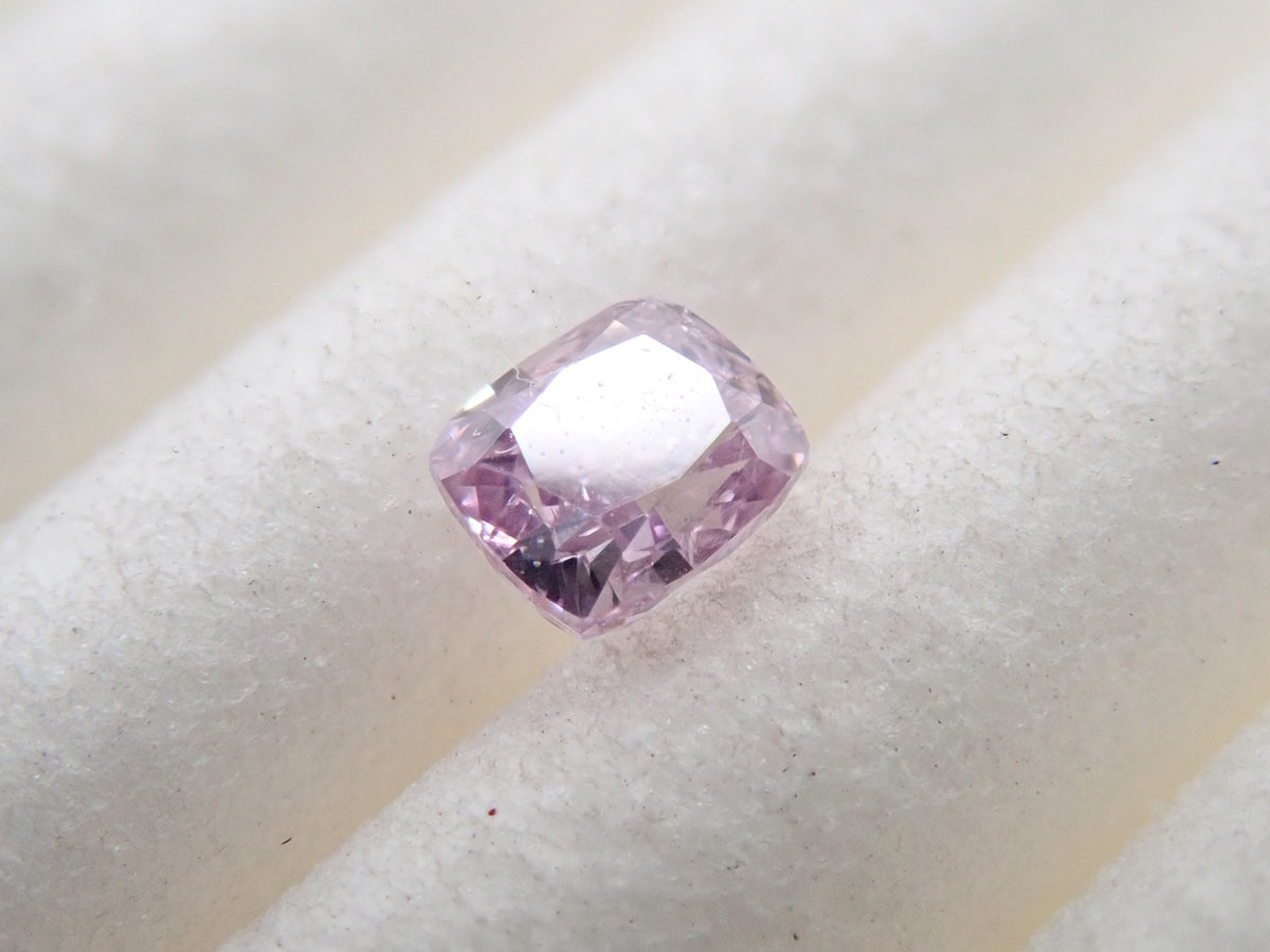 【32501982掲載】ピンクダイヤモンド 0.127ctルース(FANCY INTENSE PURPLE PINK, SI2)