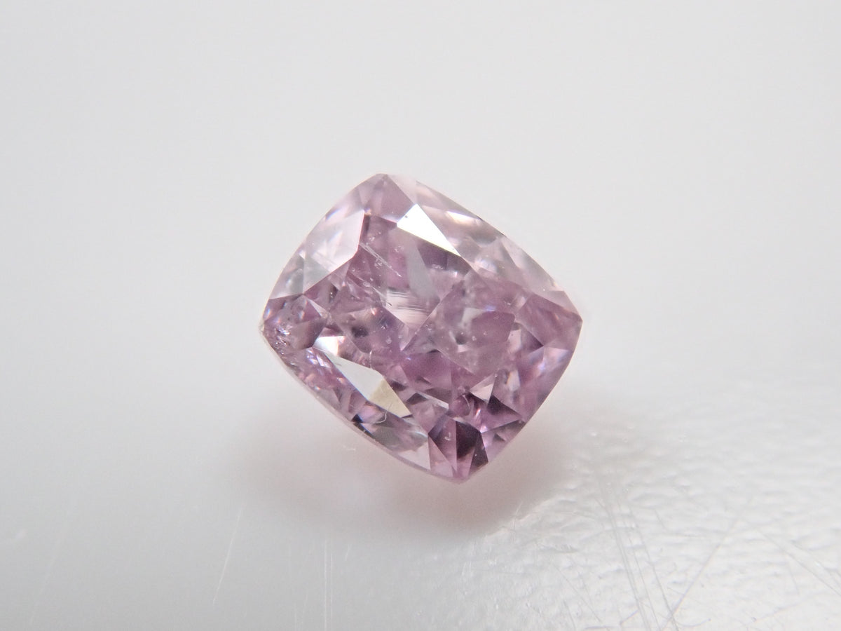【32501982掲載】ピンクダイヤモンド 0.127ctルース(FANCY INTENSE PURPLE PINK, SI2)