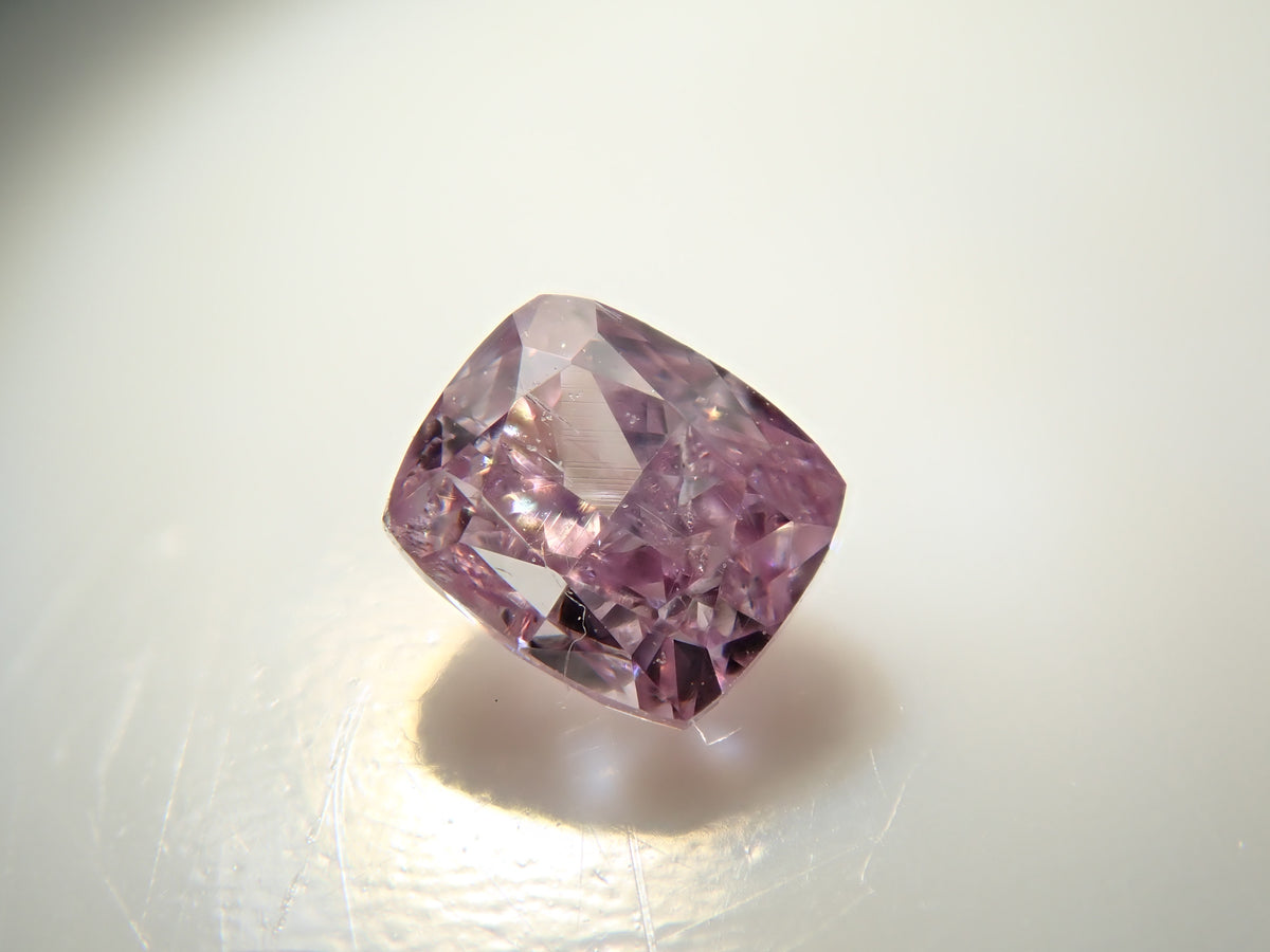 【32501982掲載】ピンクダイヤモンド 0.127ctルース(FANCY INTENSE PURPLE PINK, SI2)
