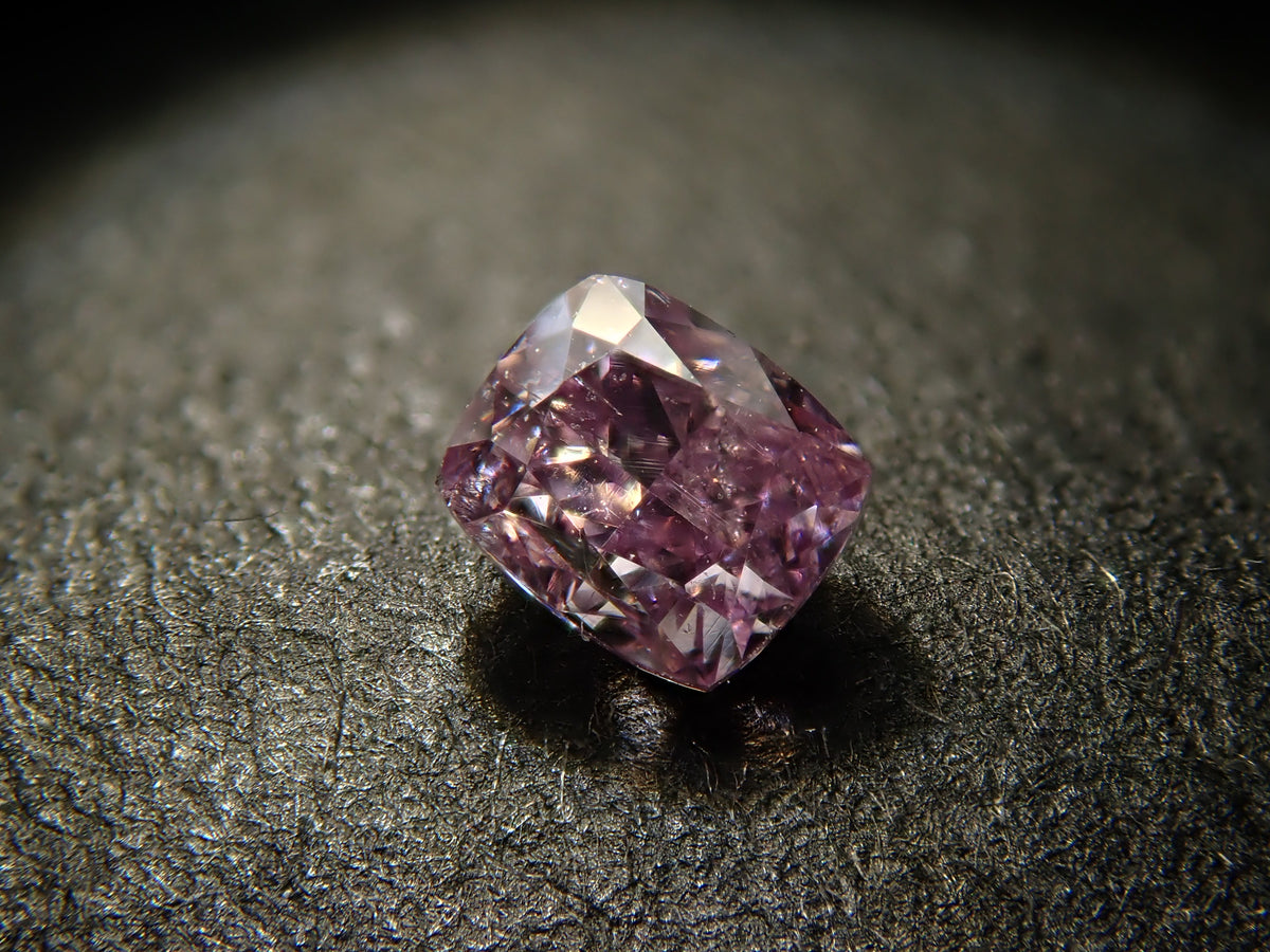 【32501982掲載】ピンクダイヤモンド 0.127ctルース(FANCY INTENSE PURPLE PINK, SI2)