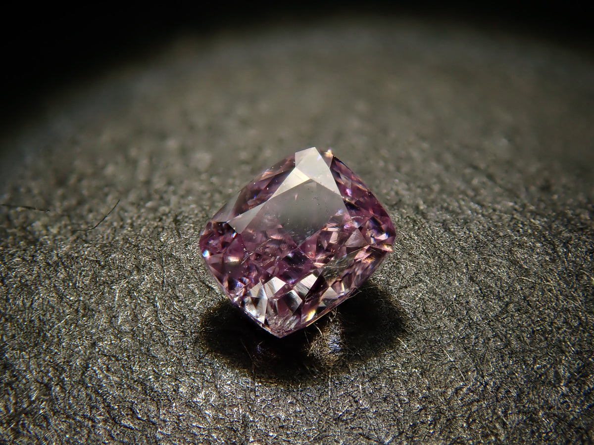 【32501982掲載】ピンクダイヤモンド 0.127ctルース(FANCY INTENSE PURPLE PINK, SI2)