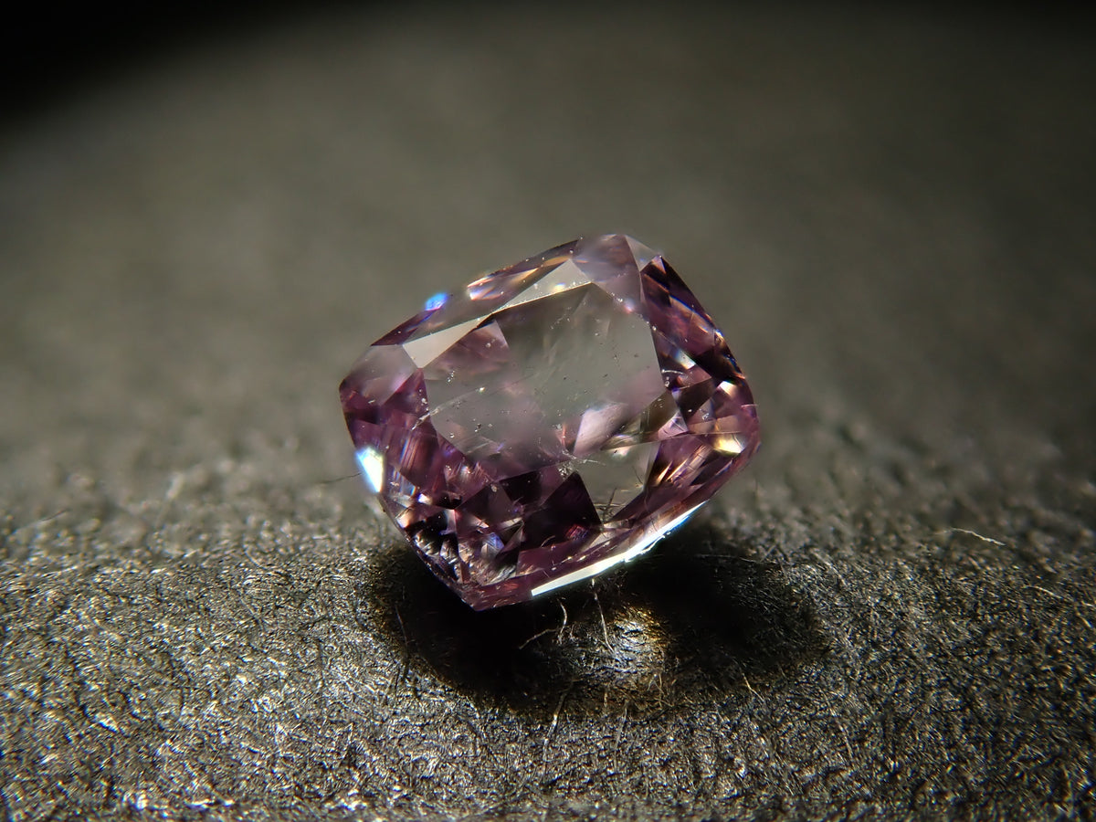 【32501982掲載】ピンクダイヤモンド 0.127ctルース(FANCY INTENSE PURPLE PINK, SI2)