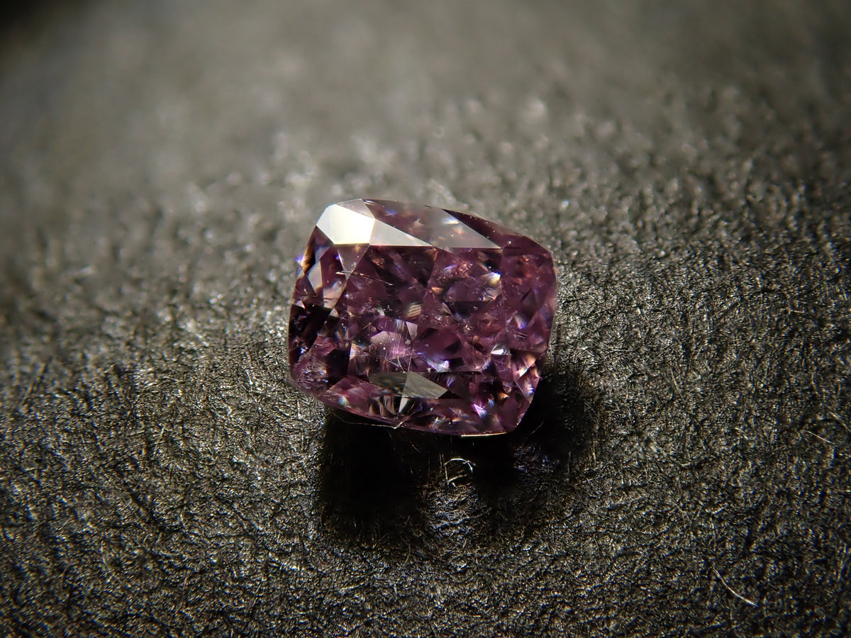 【32501982掲載】ピンクダイヤモンド 0.127ctルース(FANCY INTENSE PURPLE PINK, SI2)