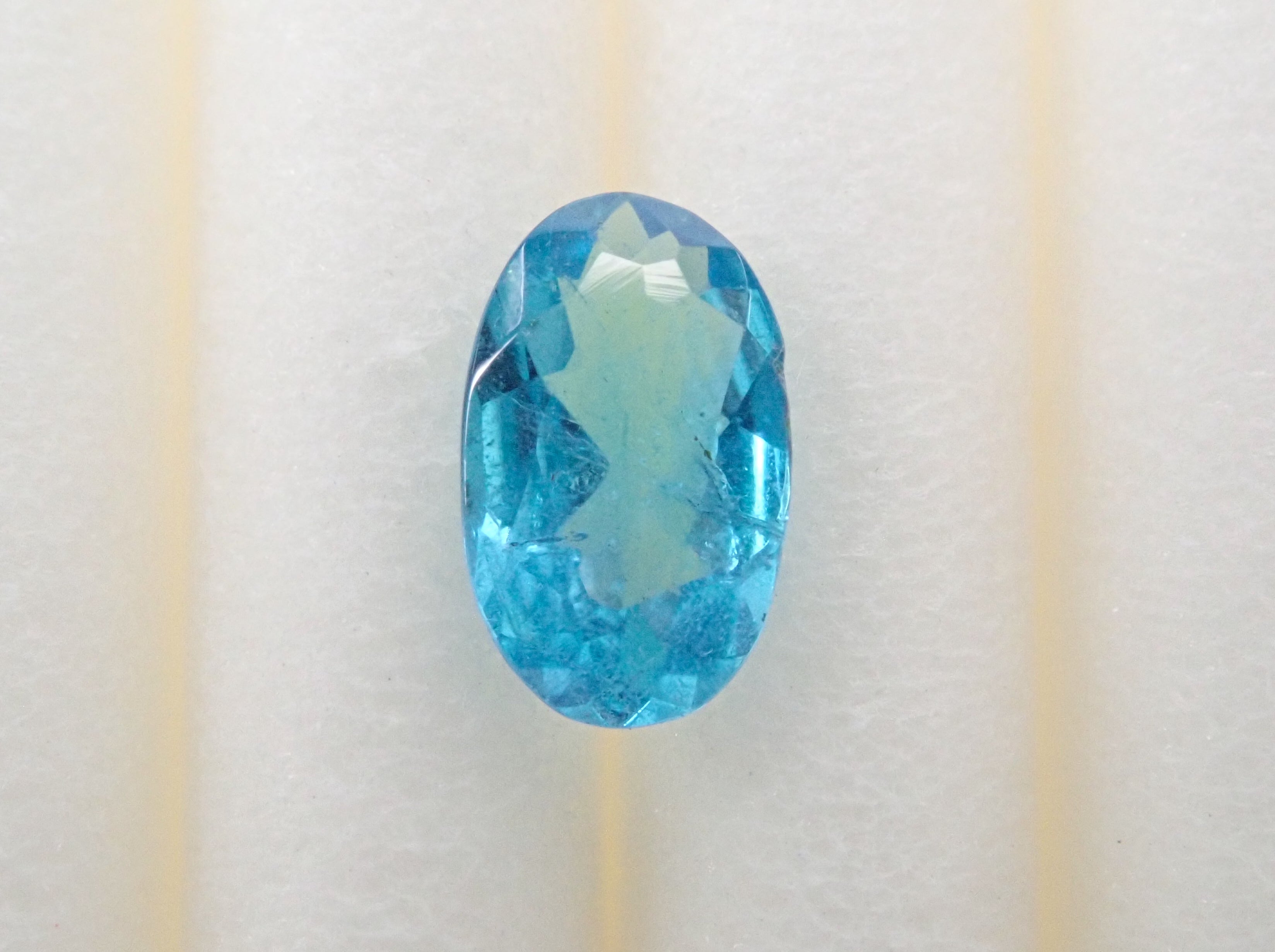 [On Sale 10/11 at 10 PM] Brazilian Paraiba Tourmaline 0.170ct Loose Stone (CuO: 2.1%, MnO: 1.1%)