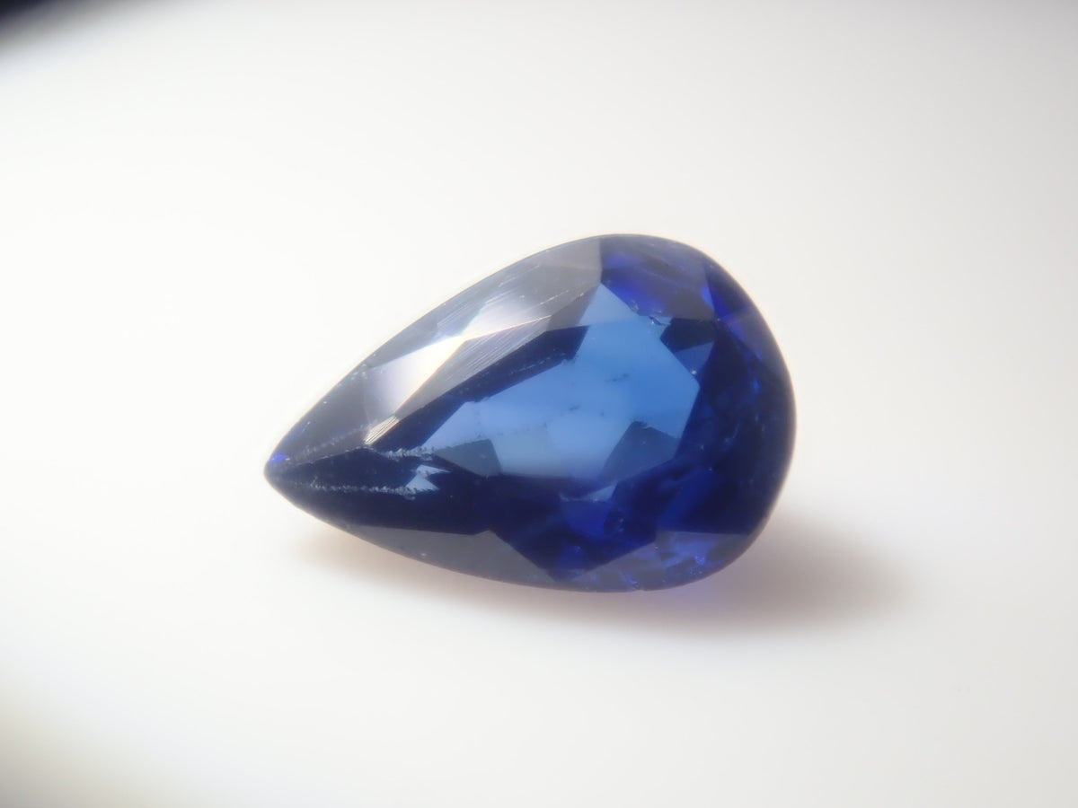 【9/18  22時販売】《限定8石》スリランカ産サファイア1石ルース（ペアシェイプカット,平均0.25ct）《複数購入割引有》