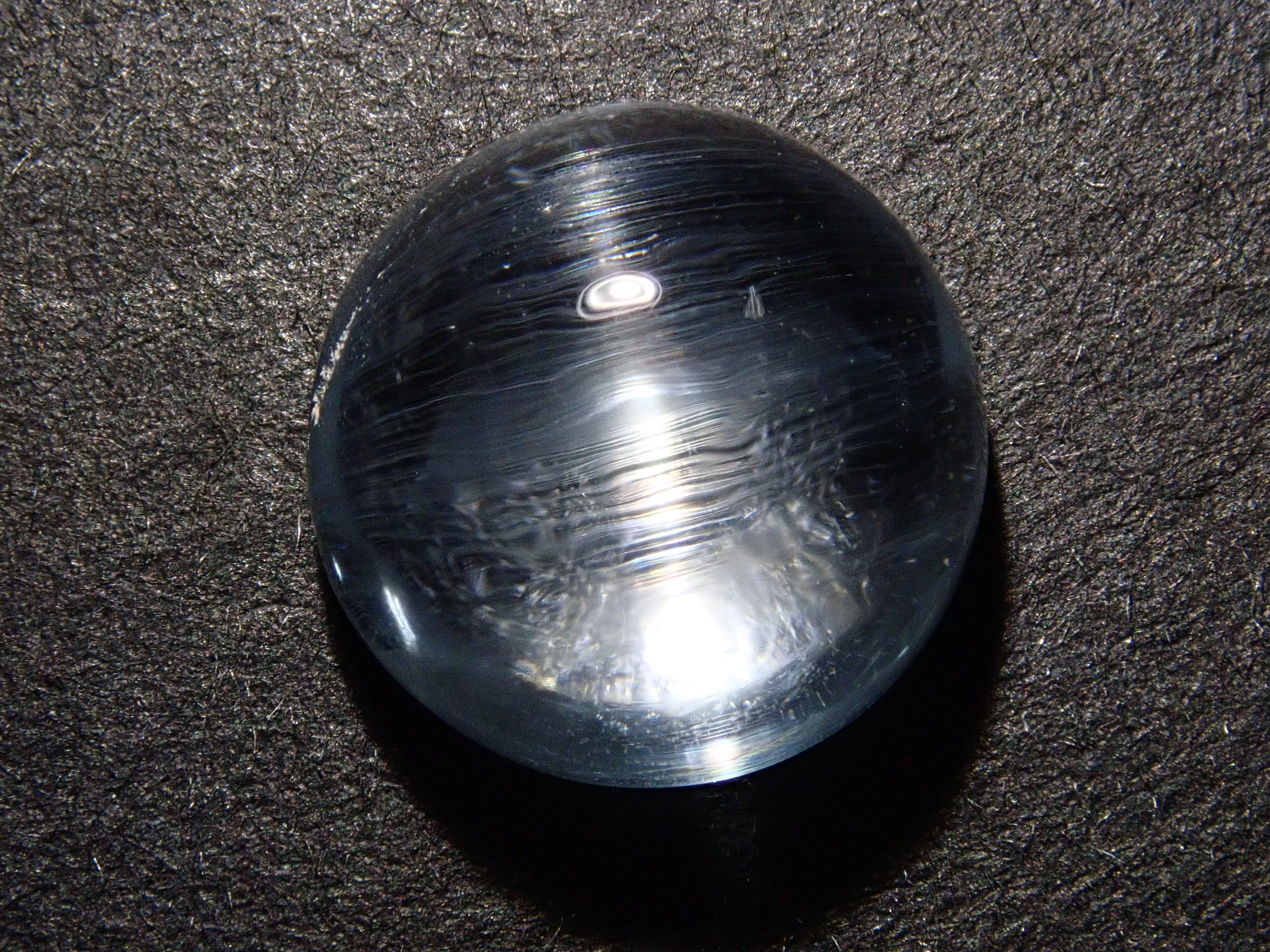 【12560377掲載】ブルートパーズキャッツアイ 3.538ctルース