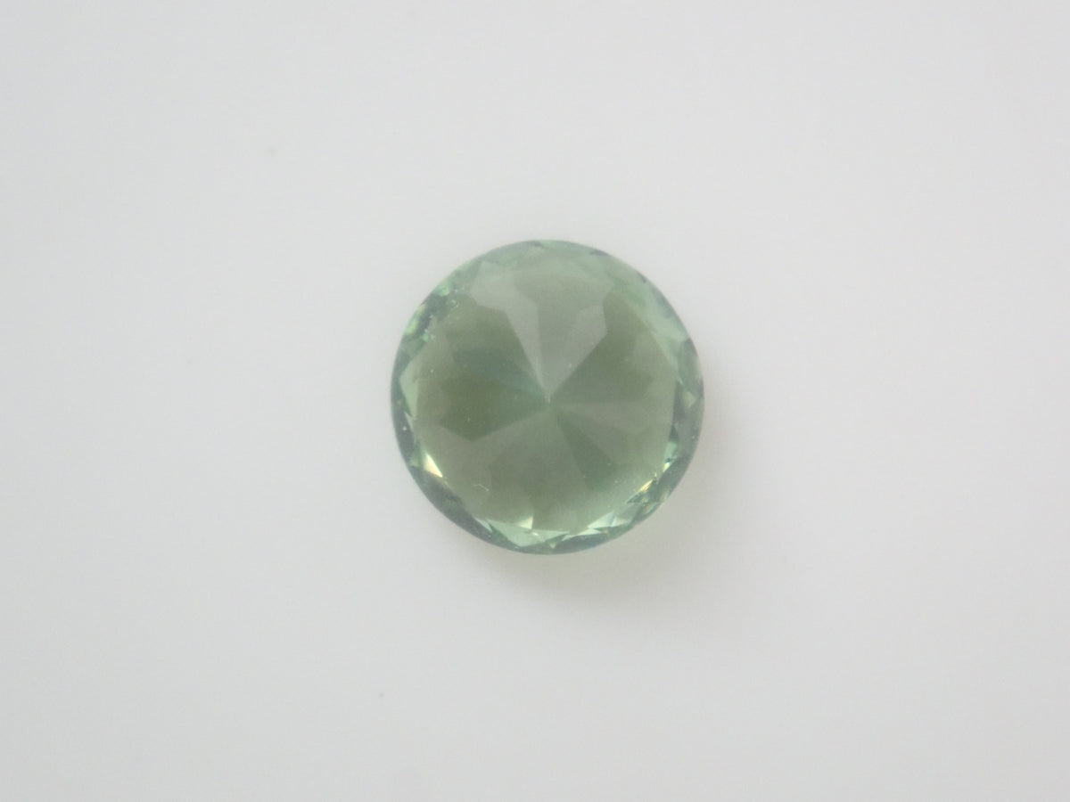 【9/26 22時販売】スリランカ産グリーンジルコン 4.5mm/0.474ctルース
