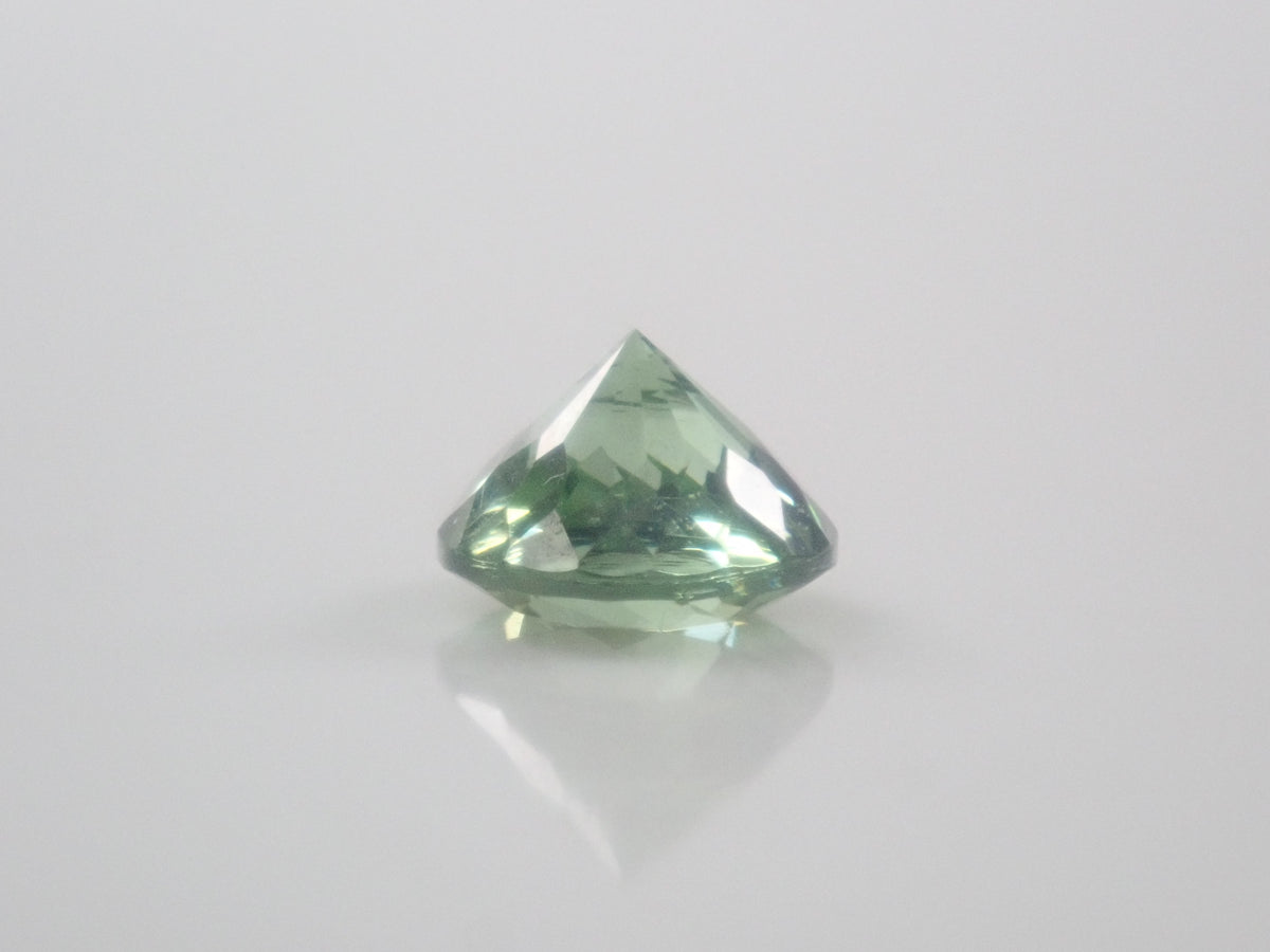【9/26 22時販売】スリランカ産グリーンジルコン 4.5mm/0.474ctルース