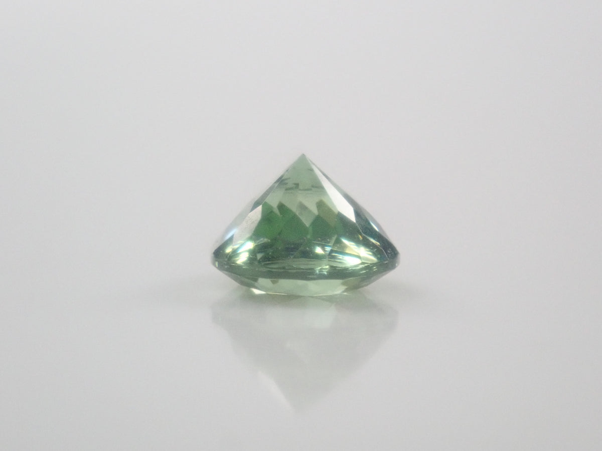 【9/26 22時販売】スリランカ産グリーンジルコン 4.5mm/0.474ctルース
