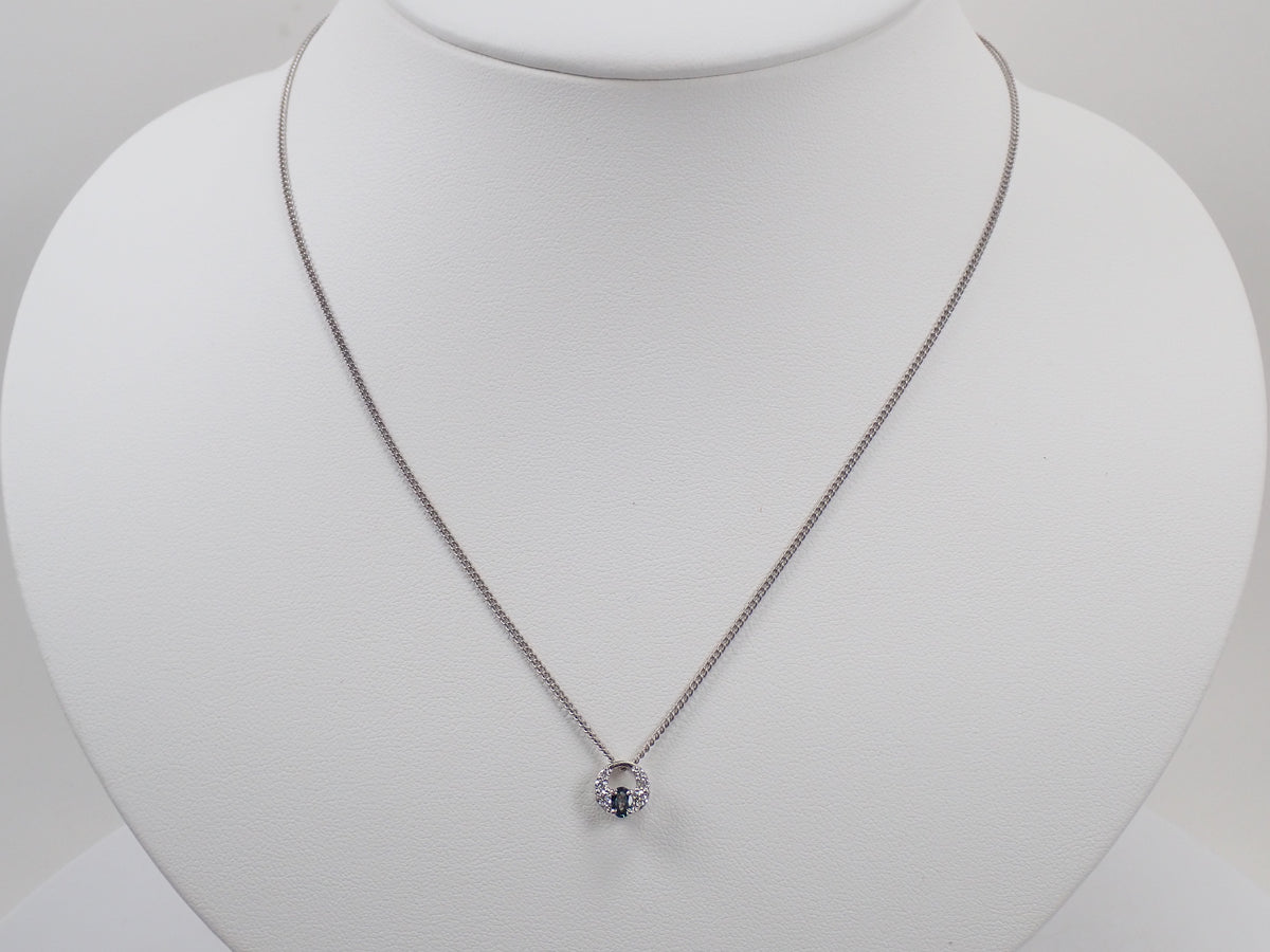 【9/30 22時販売】【カラフリ】Pt900 アレキサンドライト0.15ct・ダイヤモンド0.08ctペンダントトップ（ネックレストップ）鑑別書