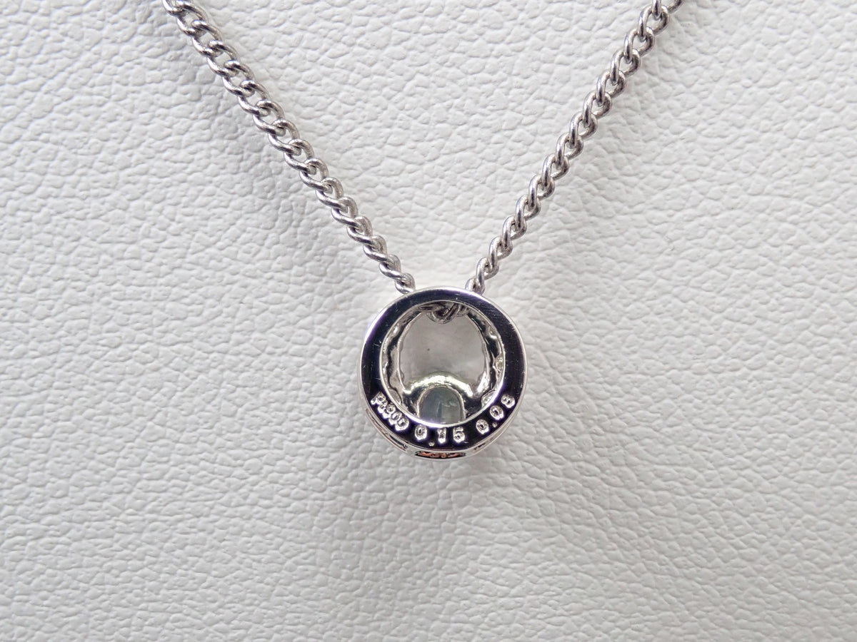 【9/30 22時販売】【カラフリ】Pt900 アレキサンドライト0.15ct・ダイヤモンド0.08ctペンダントトップ（ネックレストップ）鑑別書