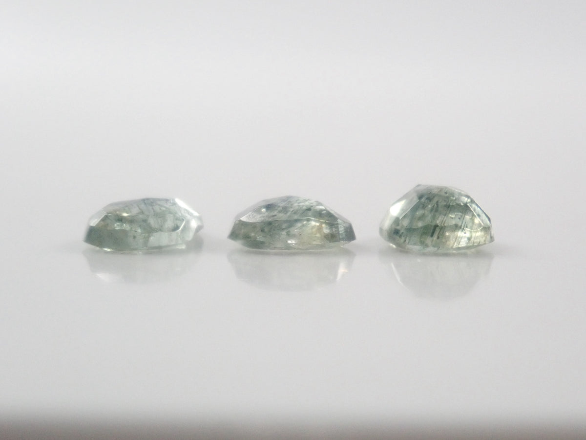 【9/20 22時販売】《限定3石》ブラジル産モスグリーンベリルガチャ（平均0.8ct,ローズカット）《複数購入割引有》