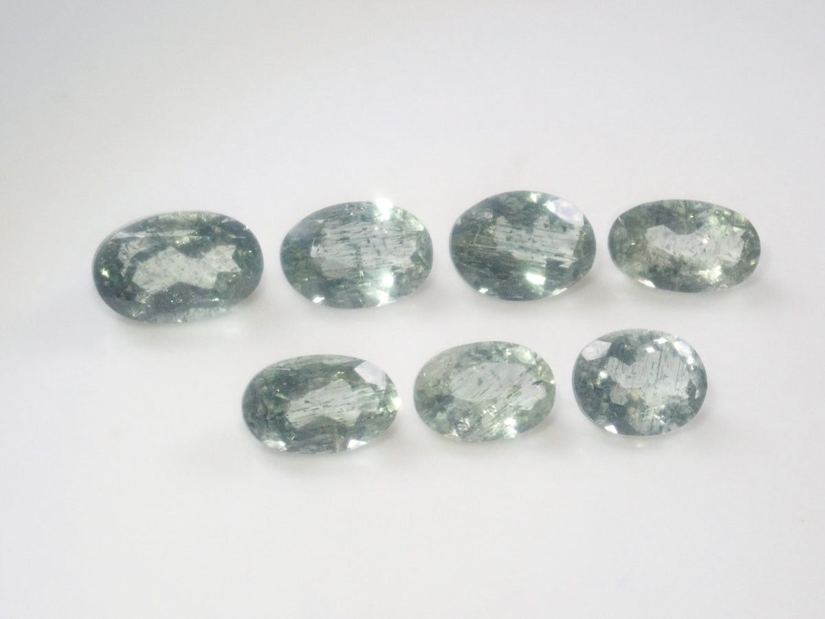 [Available 9/22 at 22:00] 《7 Stones Only》 Moss Green Beryl Gacha (Oval Cut) Avg. 1.16ct 《Multi-buy Discount Available》