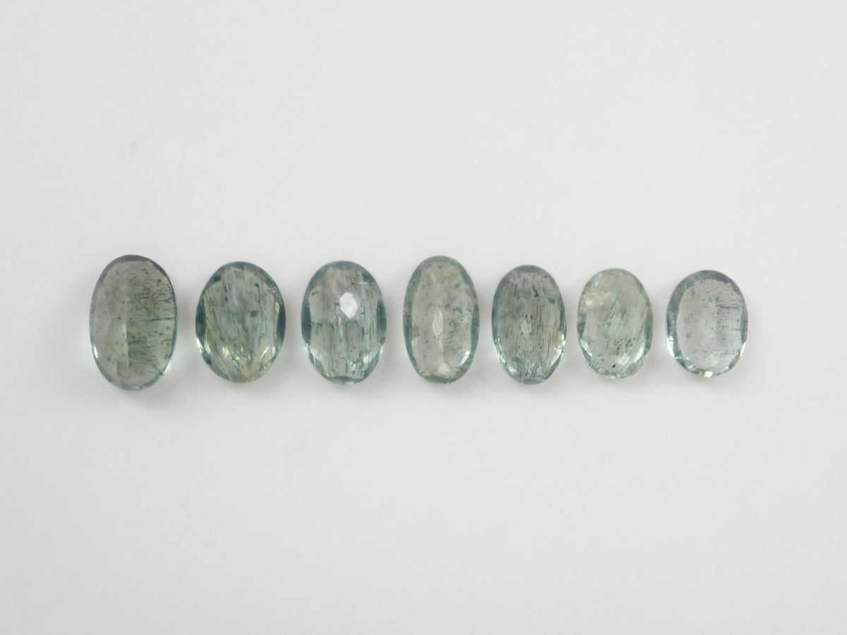 [Available 9/22 at 22:00] 《7 Stones Only》 Moss Green Beryl Gacha (Oval Cut) Avg. 1.16ct 《Multi-buy Discount Available》